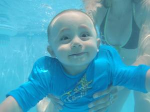 Nicolás disfrutando del buceo libre :)